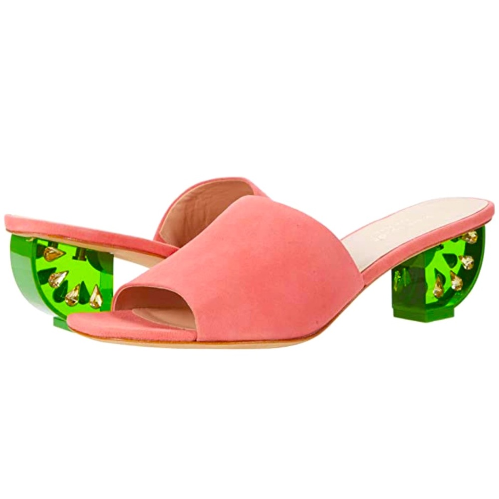 New Kate spade citrus slip on suede sandals